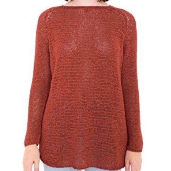 AA mesh/knit tunic sweater ~ - Picture 6 of 6